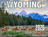 2026 Wyoming Scenic Wall Calendar
