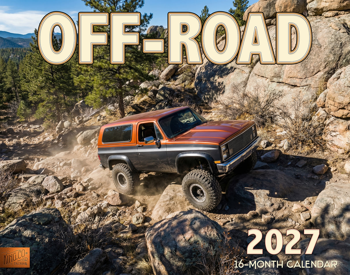 2027 Off-Road 4x4 Wall Calendar – 16-Month Adventure Photography