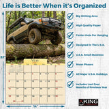 2027 Off-Road 4x4 Wall Calendar – 16-Month Adventure Photography