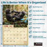 2027 Baby Animals Wall Calendar – 16-Month Wildlife Photography