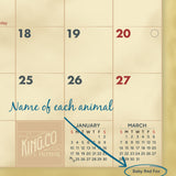 2027 Baby Animals Wall Calendar – 16-Month Wildlife Photography