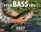 2027 Bass Fishing Wall Calendar – 16-Month Sport Fishing Photography