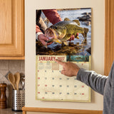 2027 Bass Fishing Wall Calendar – 16-Month Sport Fishing Photography