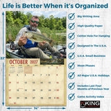 2027 Bass Fishing Wall Calendar – 16-Month Sport Fishing Photography