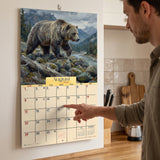 2027 Bears Country Wall Calendar – 16-Month Rustic Wildlife Art