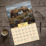 2027 Bears Country Wall Calendar – 16-Month Rustic Wildlife Art