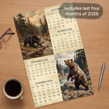 2027 Bears Wall Calendar – 16-Month Wildlife Photography