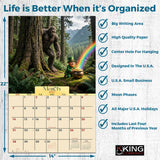 2027 BigFoot Country Wall Calendar – 16-Month Sasquatch Artwork