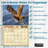 2027 Birds of Prey Wall Calendar – 16-Month Raptor Photography