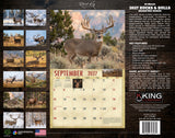 2027 Bucks & Bulls Signature Series Wall Calendar – 16-Month Deer & Elk