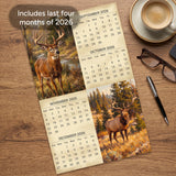 2027 Bucks & Bulls Signature Series Wall Calendar – 16-Month Deer & Elk