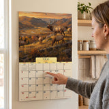 2027 Bull Elk Country Wall Calendar – 16-Month Rustic Wildlife Art