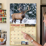2027 Bull Elk Signature Series Wall Calendar – 16-Month Elk
