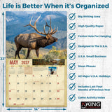 2027 Bull Elk Signature Series Wall Calendar – 16-Month Elk