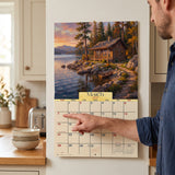 2027 Cabin in the Woods Wall Calendar – 16-Month Rustic Art