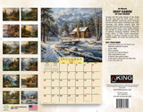 2027 Cabin in the Woods Wall Calendar – 16-Month Rustic Art