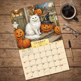 2027 Cats Meow Wall Calendar – 16-Month Cat Artwork
