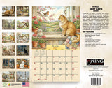 2027 Cats Meow Wall Calendar – 16-Month Cat Artwork