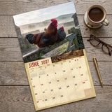 2027 Chickens Wall Calendar – 16-Month Farmyard Photography