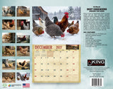 2027 Chickens Wall Calendar – 16-Month Farmyard Photography