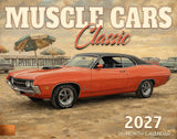 2027 Classic Muscle Cars Wall Calendar – 16-Month Photography