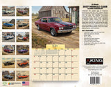 2027 Classic Muscle Cars Wall Calendar – 16-Month Photography
