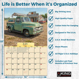 2027 Classic Trucks Wall Calendar – 16-Month Vintage Truck Art