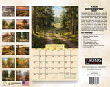2027 Country Roads Wall Calendar – 16-Month Scenic Art