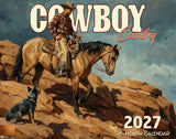 2027 Cowboy Country Wall Calendar – 16-Month Western Art