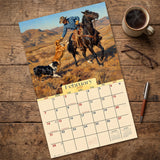 2027 Cowboy Country Wall Calendar – 16-Month Western Art
