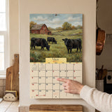 2027 Cows Wall Calendar – 16-Month Farm Art