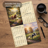 2027 Cows Wall Calendar – 16-Month Farm Art