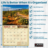 2027 Desert Country Wall Calendar – 16-Month Southwestern Photography