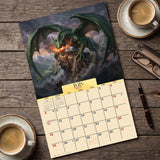 2027 Dragons Wall Calendar – 16-Month Fantasy Art