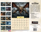 2027 Dragons Wall Calendar – 16-Month Fantasy Art