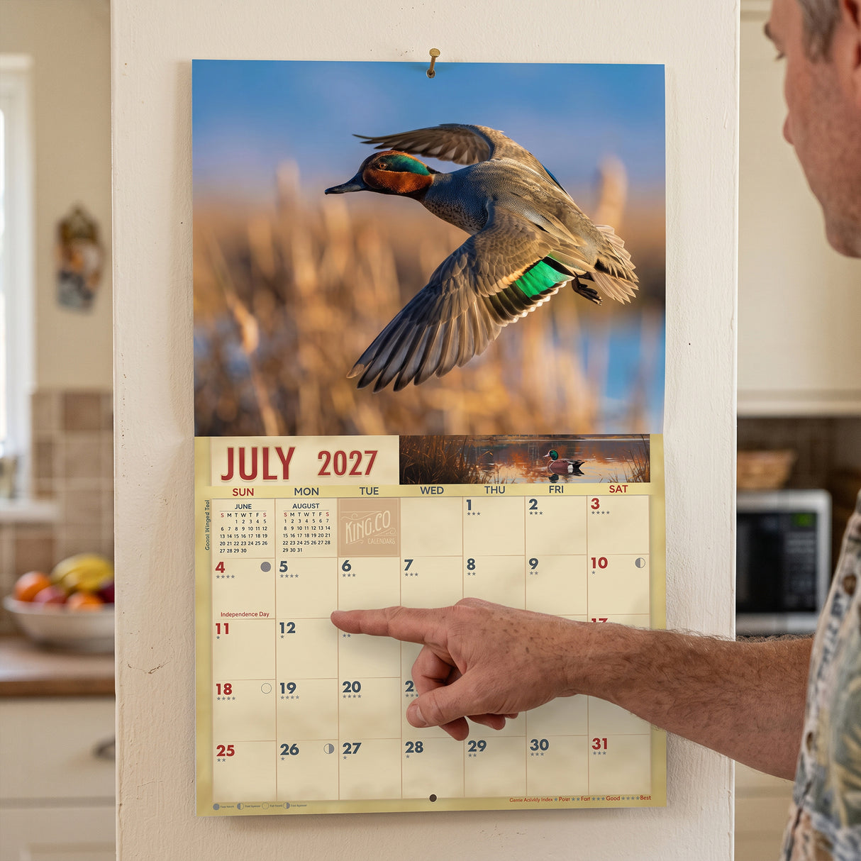2027 Ducks Wall Calendar – 16-Month Waterfowl Photography