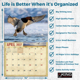 2027 Ducks Wall Calendar – 16-Month Waterfowl Photography