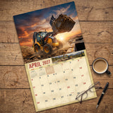 2027 Earth Movers Wall Calendar – 16-Month Heavy Equipment Photography