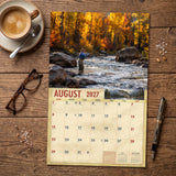 2027 Fly Fishing Wall Calendar – 16-Month Trout & River Photography