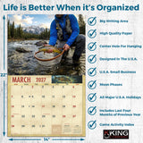 2027 Fly Fishing Wall Calendar – 16-Month Trout & River Photography