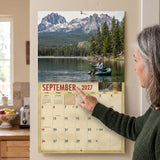 2027 Freshwater Fishing Wall Calendar – 16-Month Fishing Photography