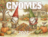 2027 Gnomes Wall Calendar – 16-Month Whimsical Art