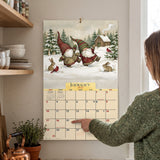 2027 Gnomes Wall Calendar – 16-Month Whimsical Art