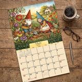 2027 Gnomes Wall Calendar – 16-Month Whimsical Art