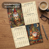 2027 Gnomes Wall Calendar – 16-Month Whimsical Art