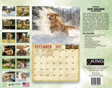 2027 Golden Retriever Wall Calendar – 16-Month Photography