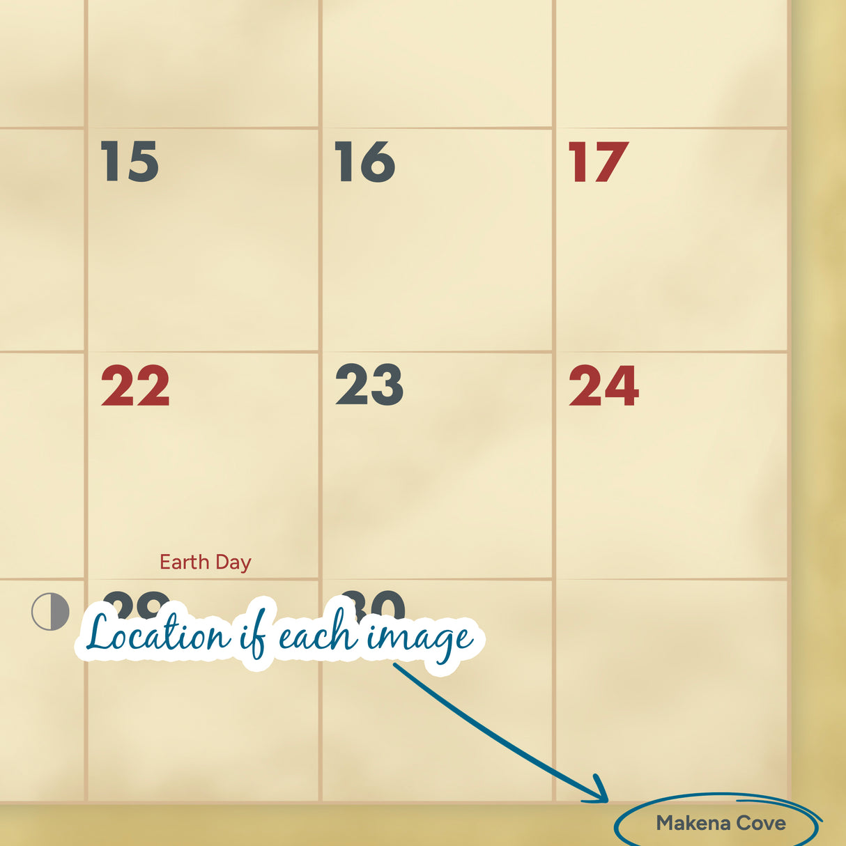 2027 Hawaii Country Wall Calendar – 16-Month Tropical Photography
