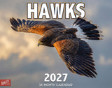 2027 Hawks Wall Calendar – 16-Month Raptor Photography