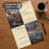 2027 Hawks Wall Calendar – 16-Month Raptor Photography