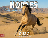 2027 Magnificent Horses Wall Calendar – 16-Month Photography